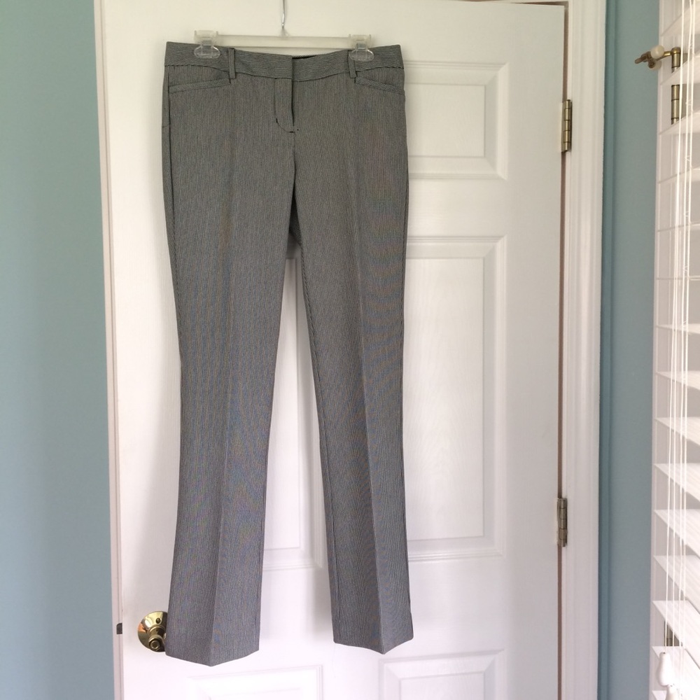 Express Columnist black and white dress pants.